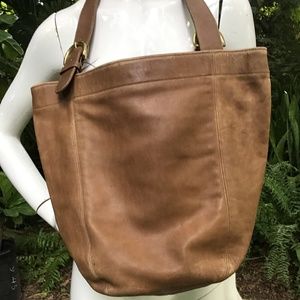 Vintage Coach leather tote 1990s